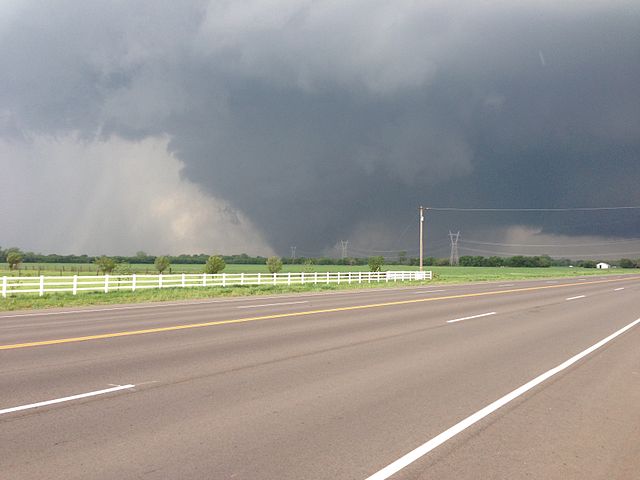 F5 tornado which hit Moore, Oklahoma on May 20, 2013